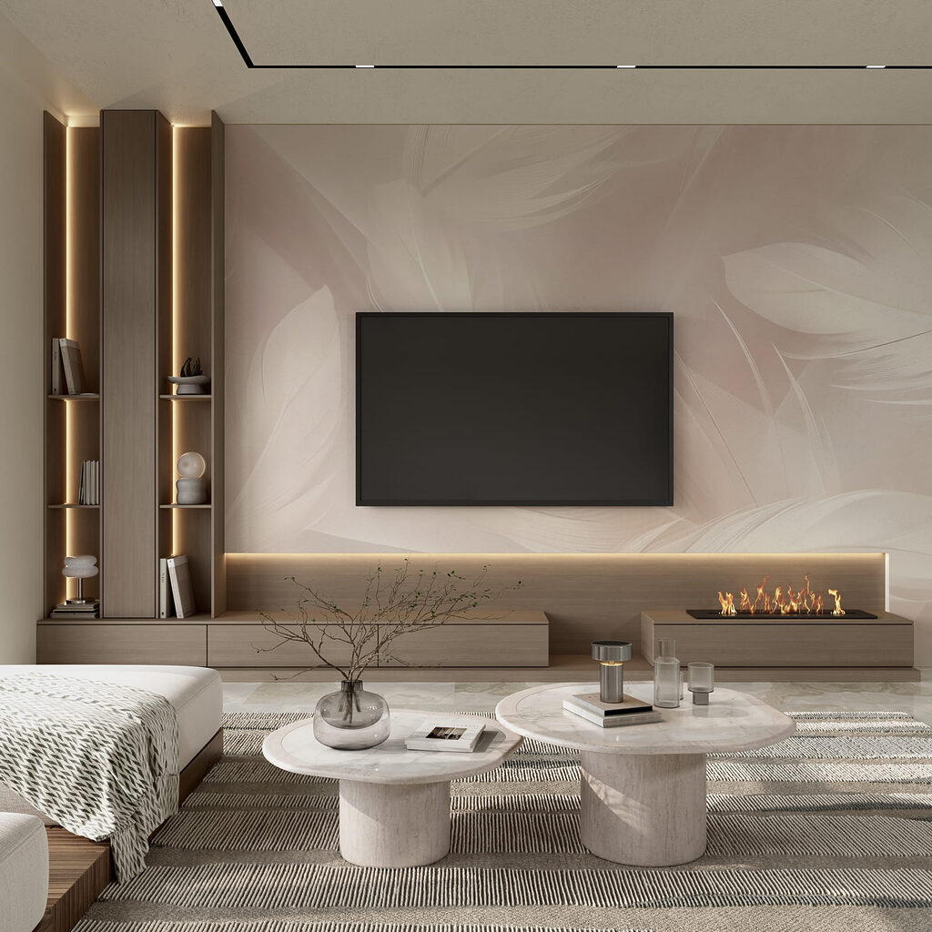 Gentle touches of soft elegance