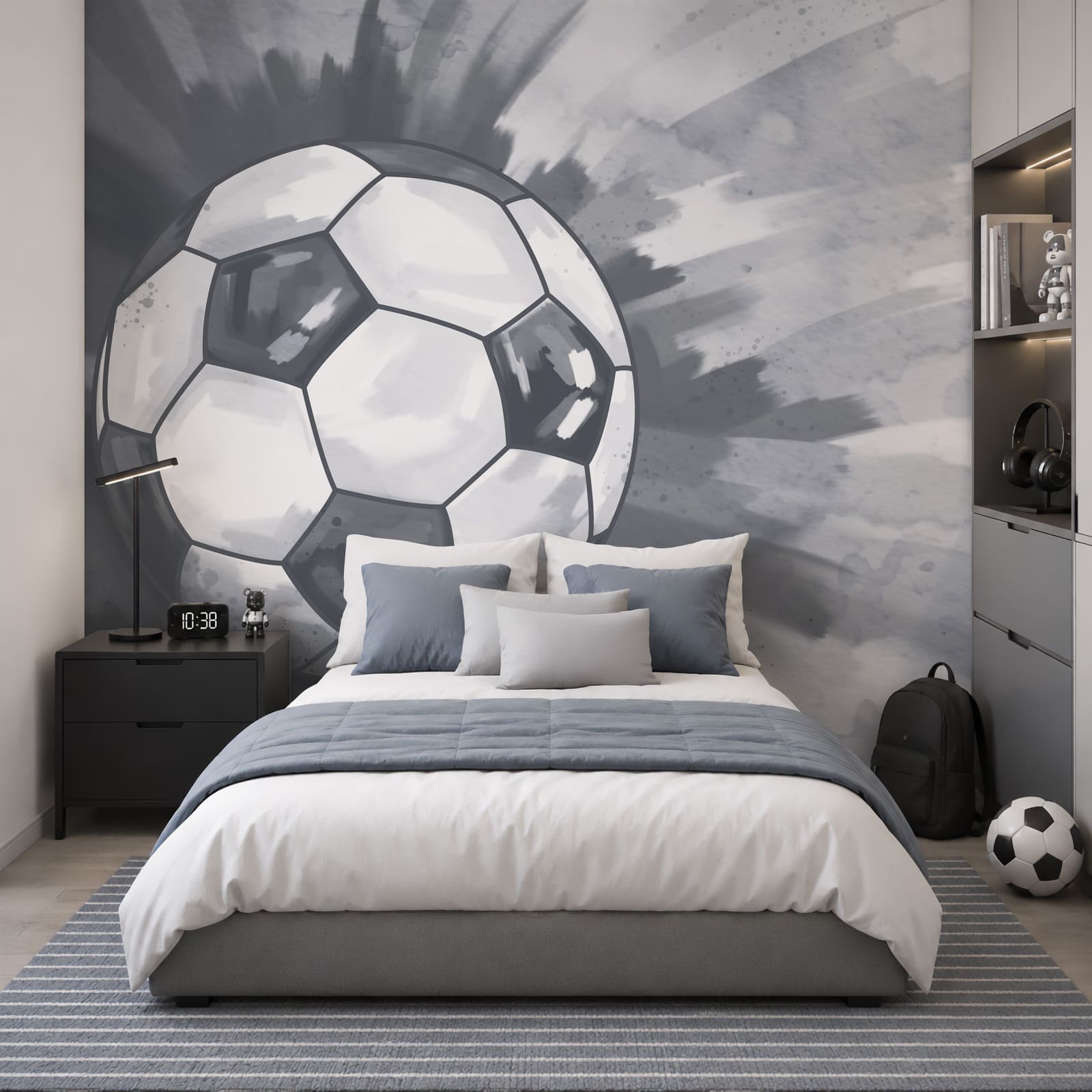 Football ball in the air Football ball in the air