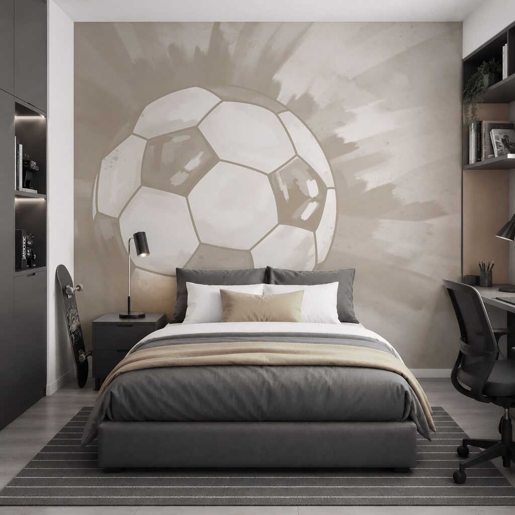 Football ball in the air Football ball in the air