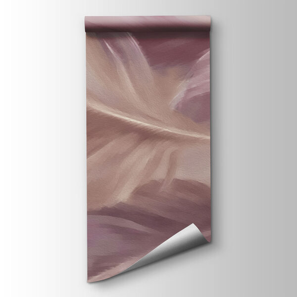 Delicate feathers in soft hues