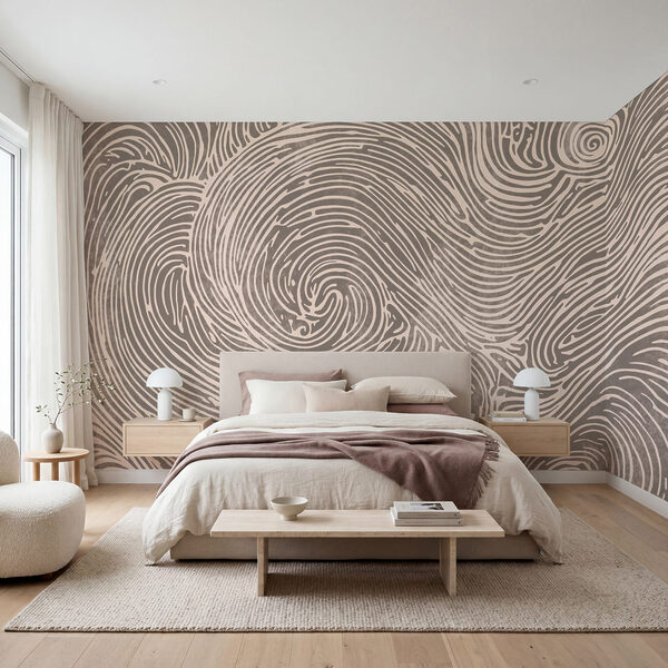 Intricate swirls create flowing patterns Intricate swirls create flowing patterns