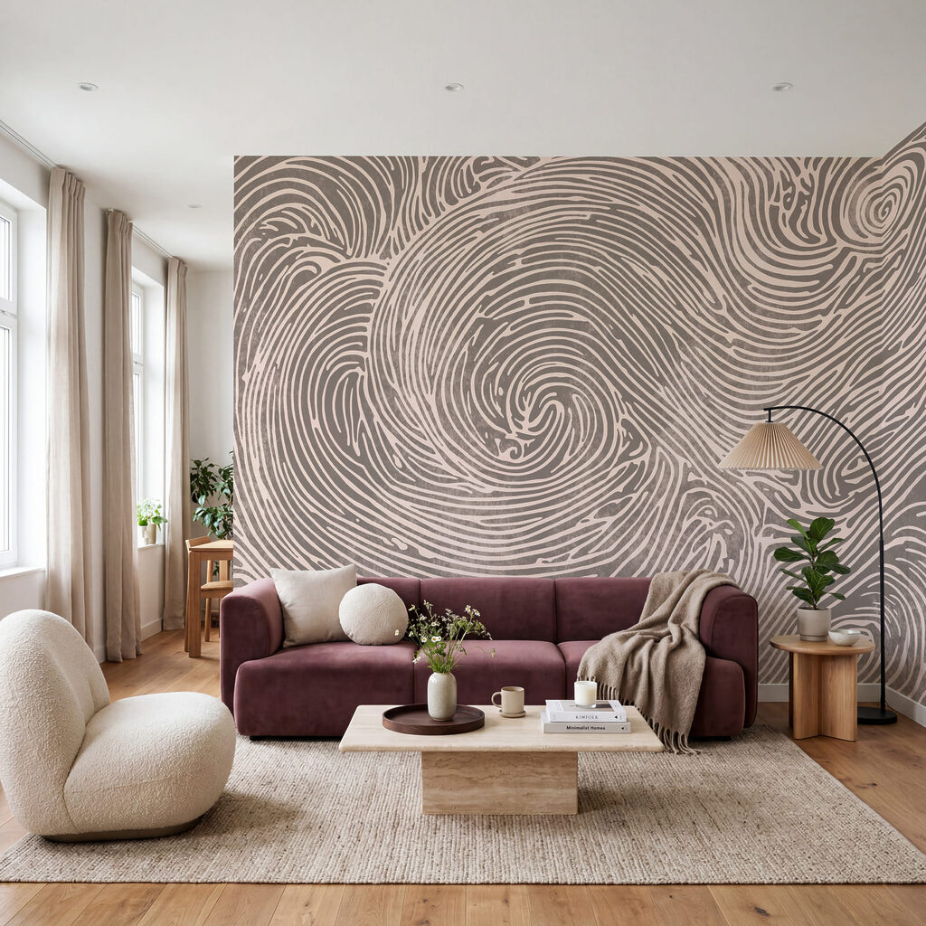 Intricate swirls create flowing patterns Intricate swirls create flowing patterns
