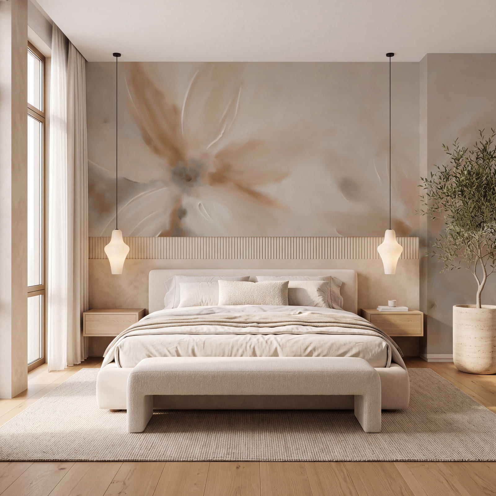 Soft blooms in gentle hues