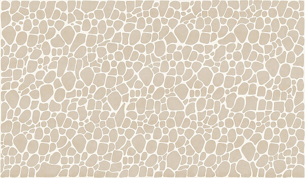 Pattern of white and tan stones
