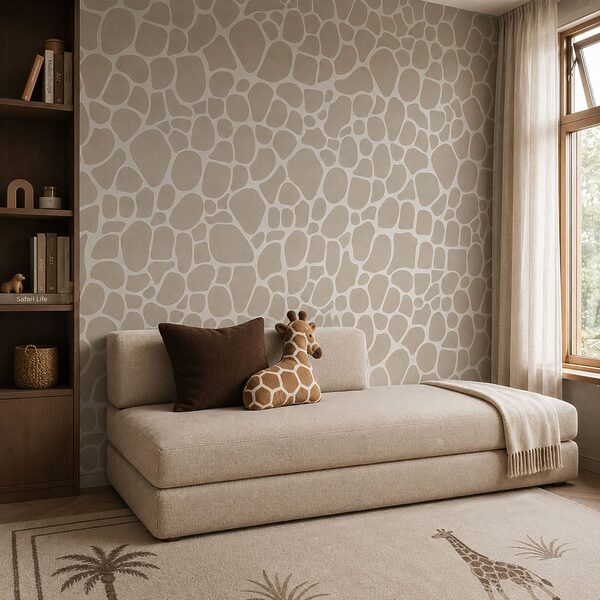 Pattern of white and tan stones