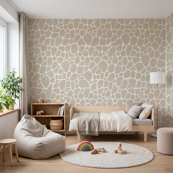 Pattern of white and tan stones