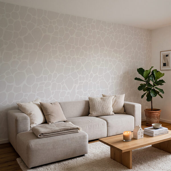 White and gray pattern