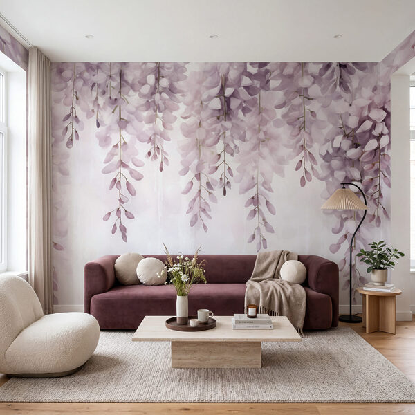 Delicate blooms in soft pastel hues