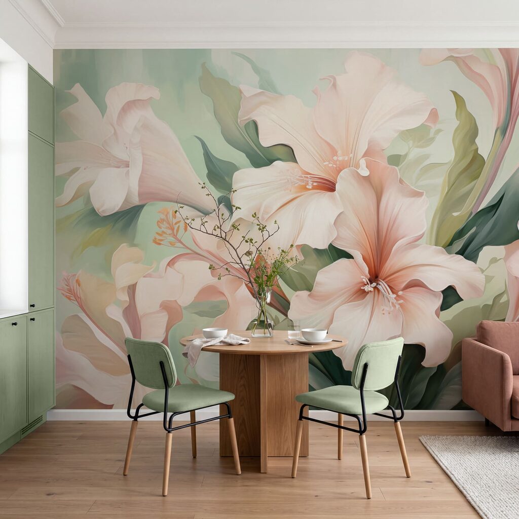 Delicate blooms in soft hues Delicate blooms in soft hues