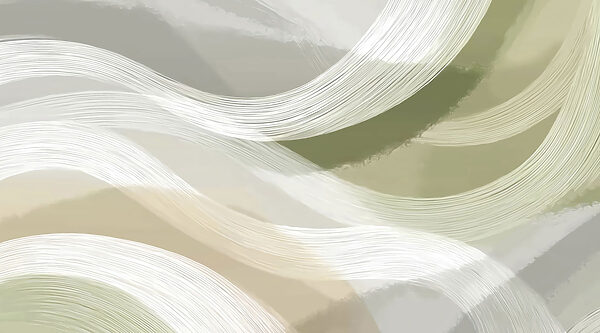 Soft waves in peaceful tones