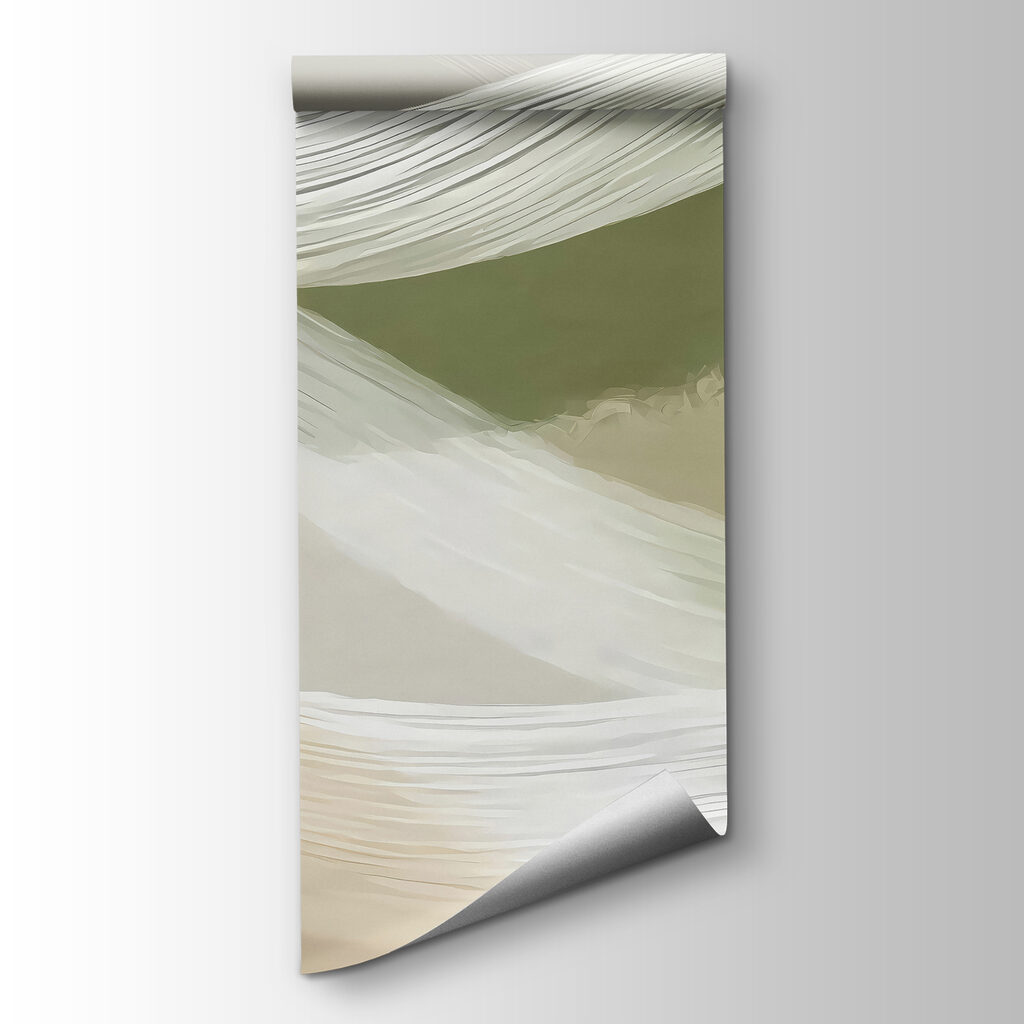 Soft waves in peaceful tones