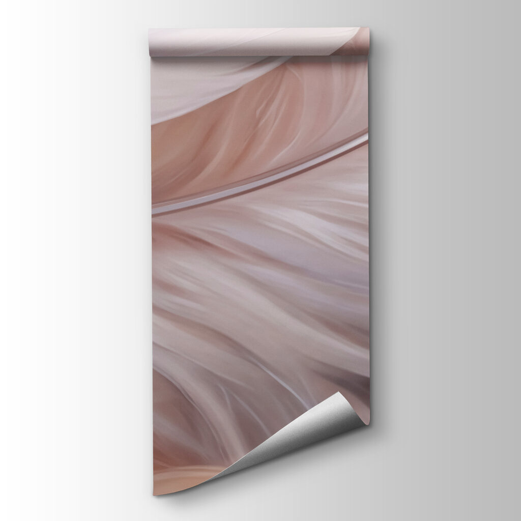Delicate feathers in soft pastel hues Delicate feathers in soft pastel hues