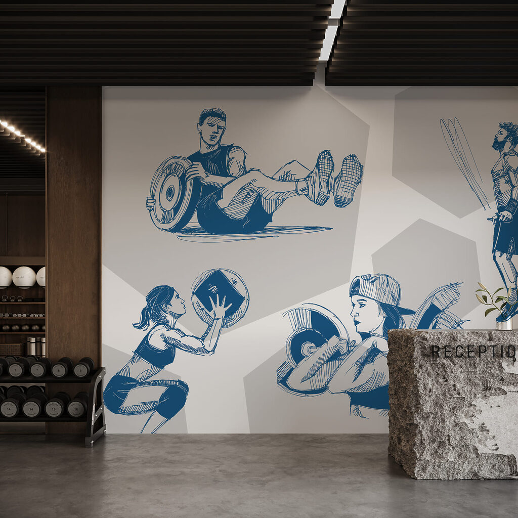 Collage of images of a man and a woman doing squats Collage of images of a man and a woman doing squats