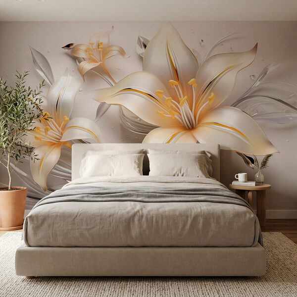 Delicate blooms in soft hues