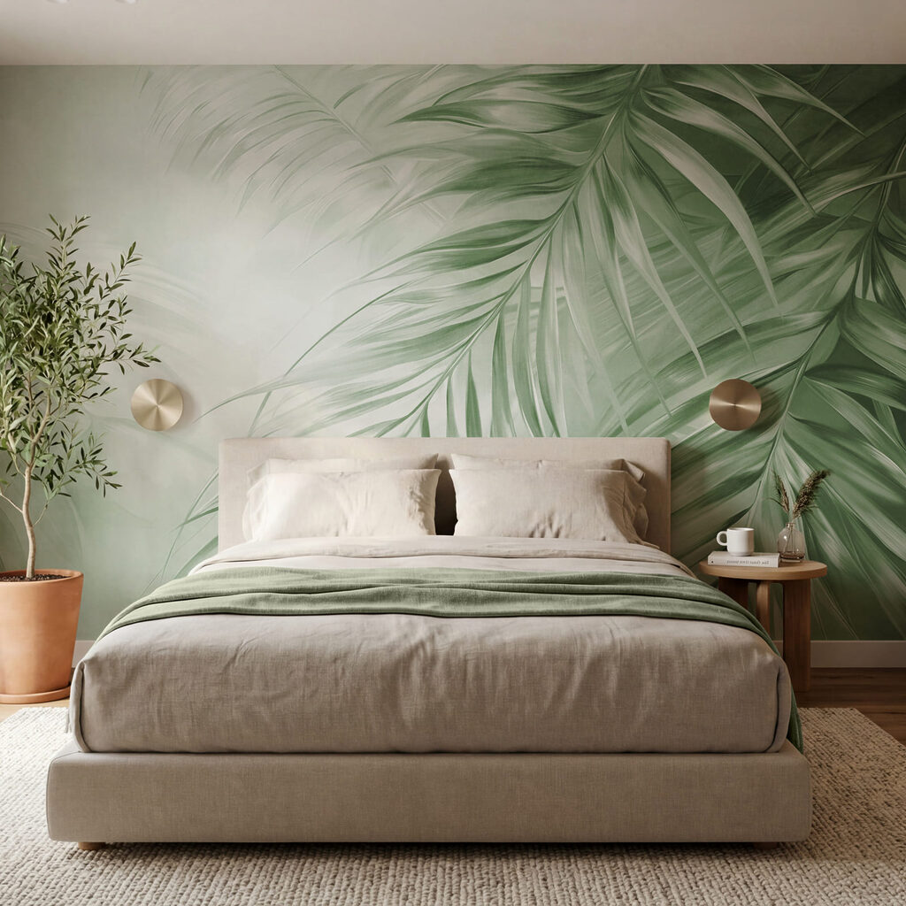 Soothing green foliage in soft light Soothing green foliage in soft light