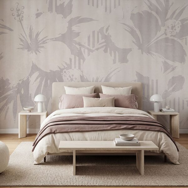 - Soft floral patterns for serene spaces