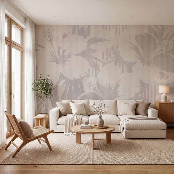 - Soft floral patterns for serene spaces