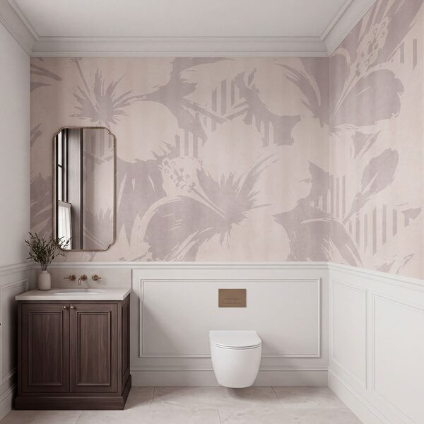 - Soft floral patterns for serene spaces
