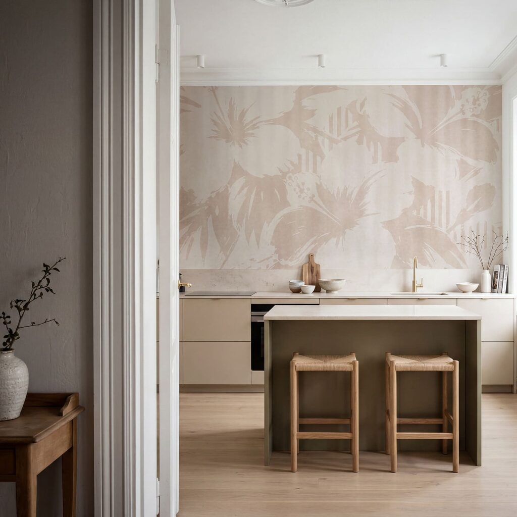 Pink and white floral pattern Pink and white floral pattern