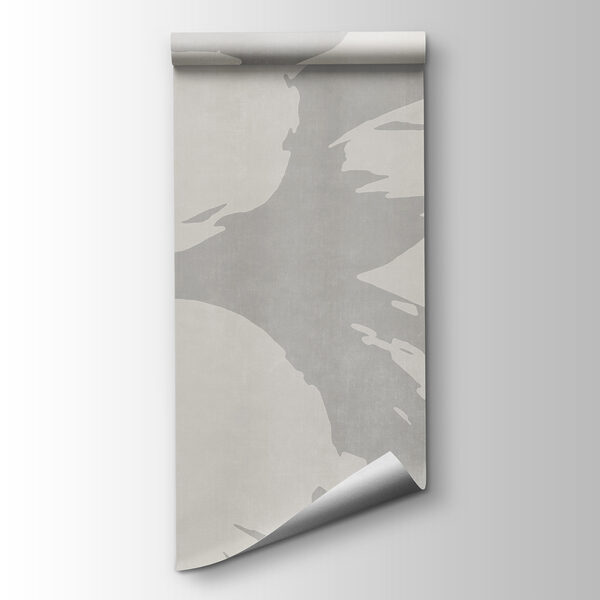 White and grey floral pattern