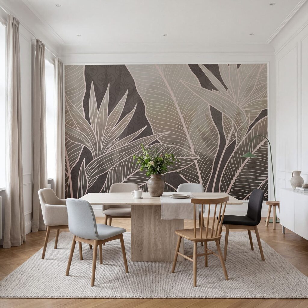 Soft hues in botanical elegance