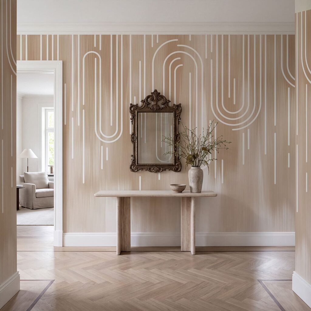 White lines on a brown background White lines on a brown background