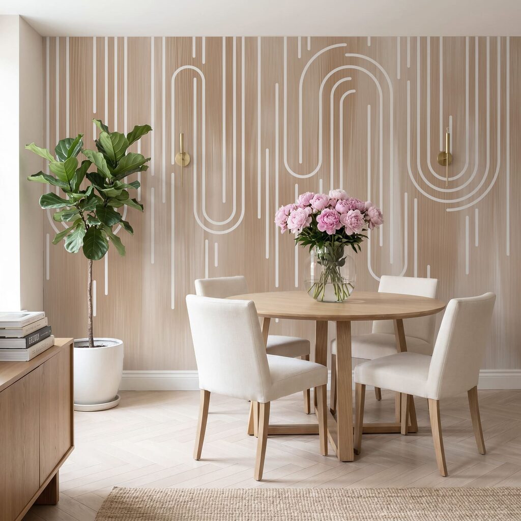 White lines on a brown background White lines on a brown background