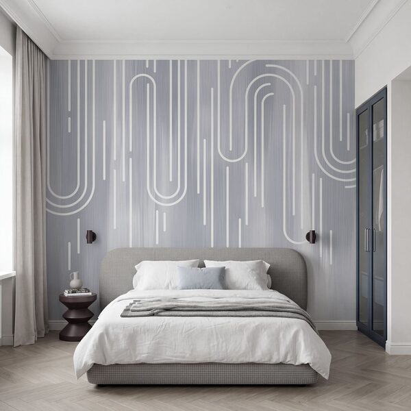White lines on a gray background White lines on a gray background