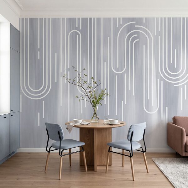 White lines on a gray background White lines on a gray background