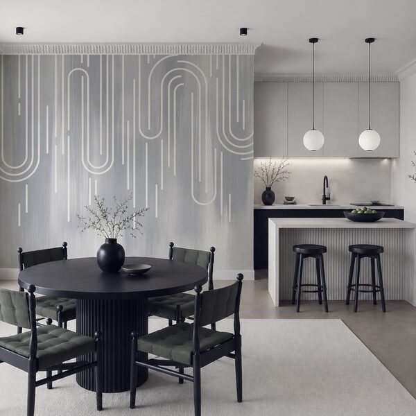 White lines on a gray background White lines on a gray background