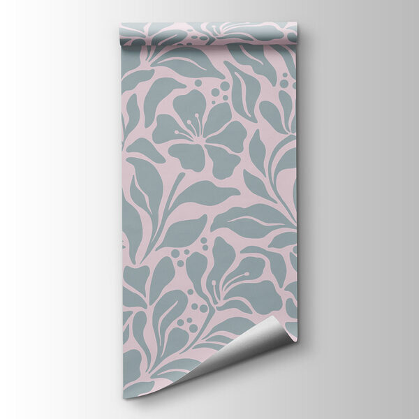 Pattern of flowers on a white background Pattern of flowers on a white background