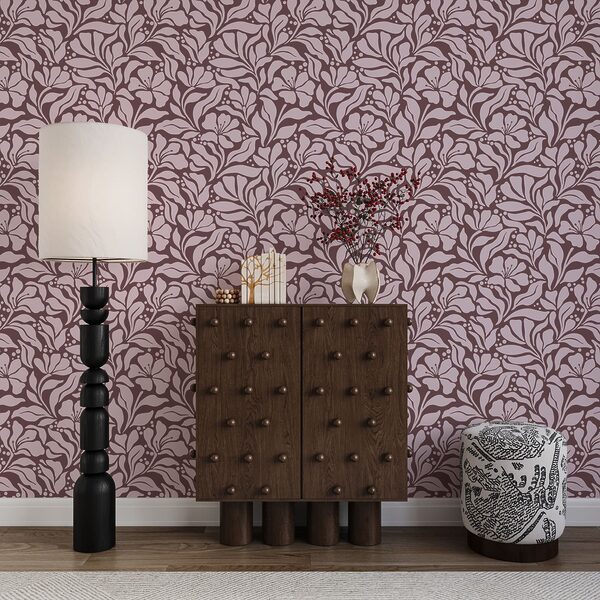 Pattern of flowers on a pink background Pattern of flowers on a pink background