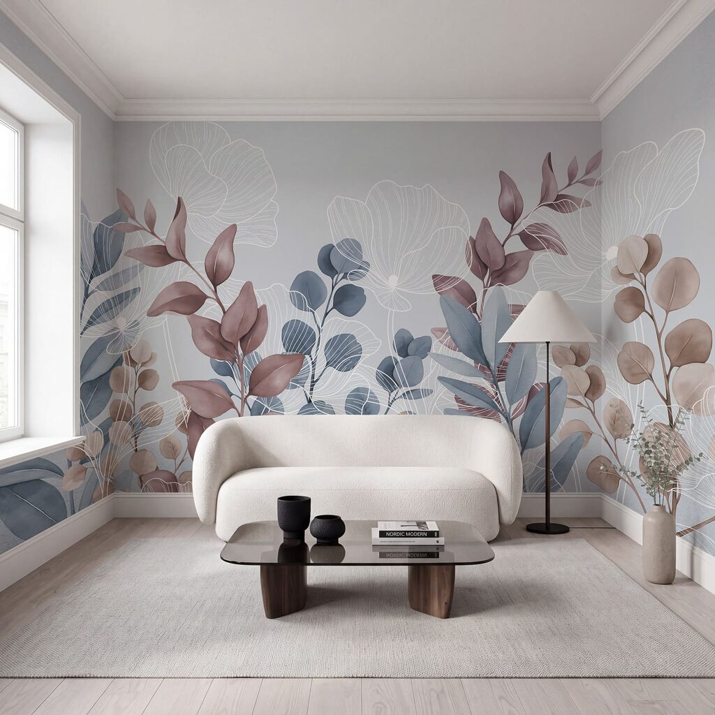 Elegant floral design with soft hues Elegant floral design with soft hues