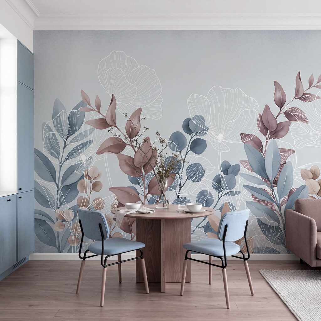 Elegant floral design with soft hues Elegant floral design with soft hues