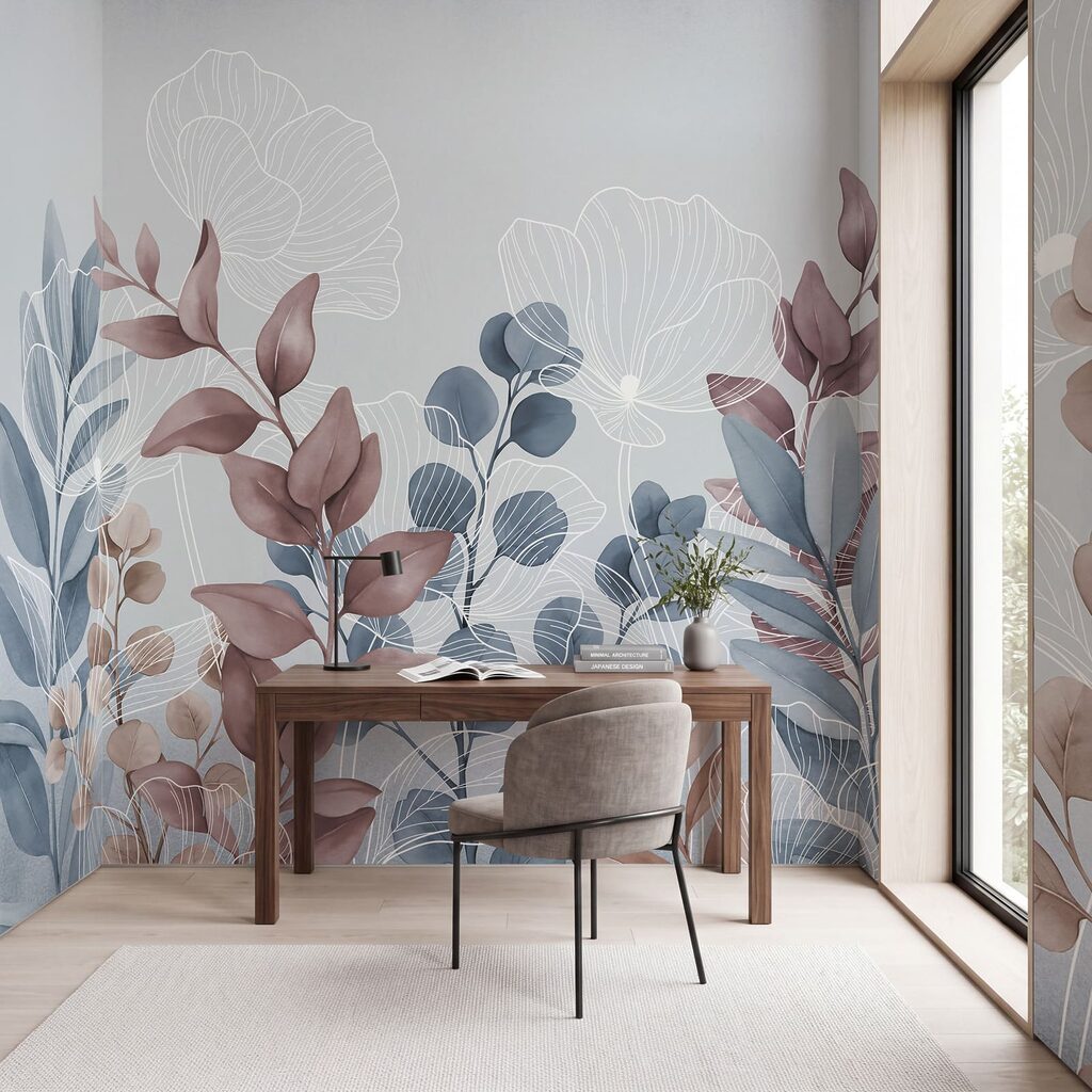 Elegant floral design with soft hues Elegant floral design with soft hues