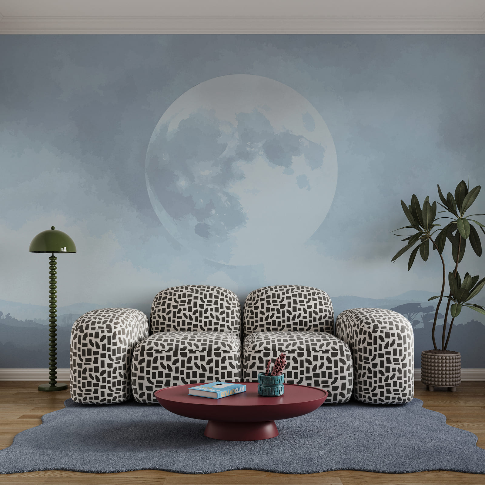 Moon in the sky Moon in the sky