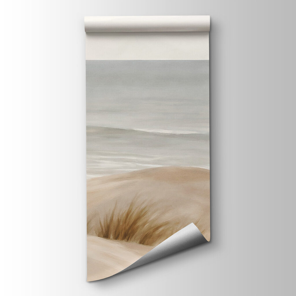 Beach with sand and water Beach with sand and water