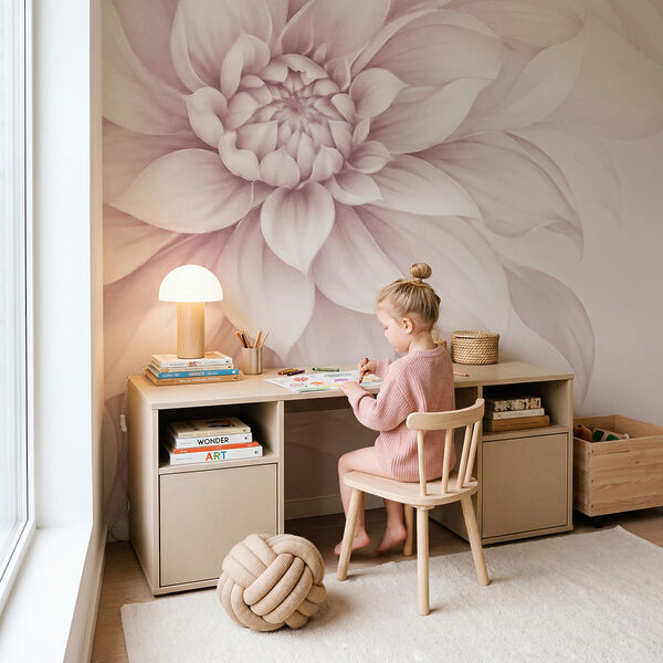 Delicate blooms in soft pink hues