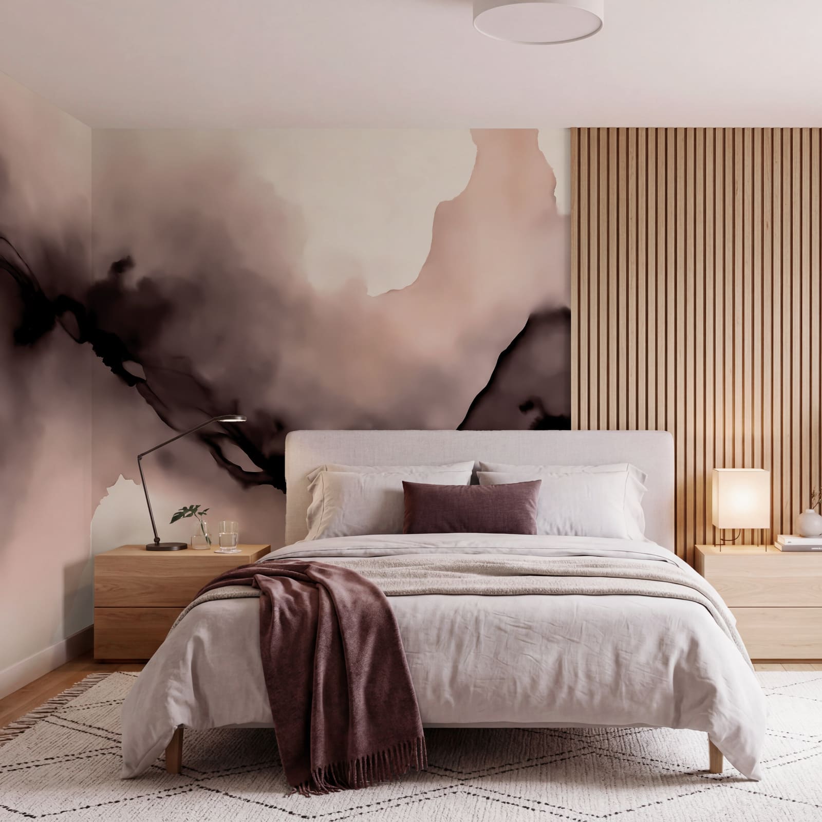 - Flowing abstract shades of calmness