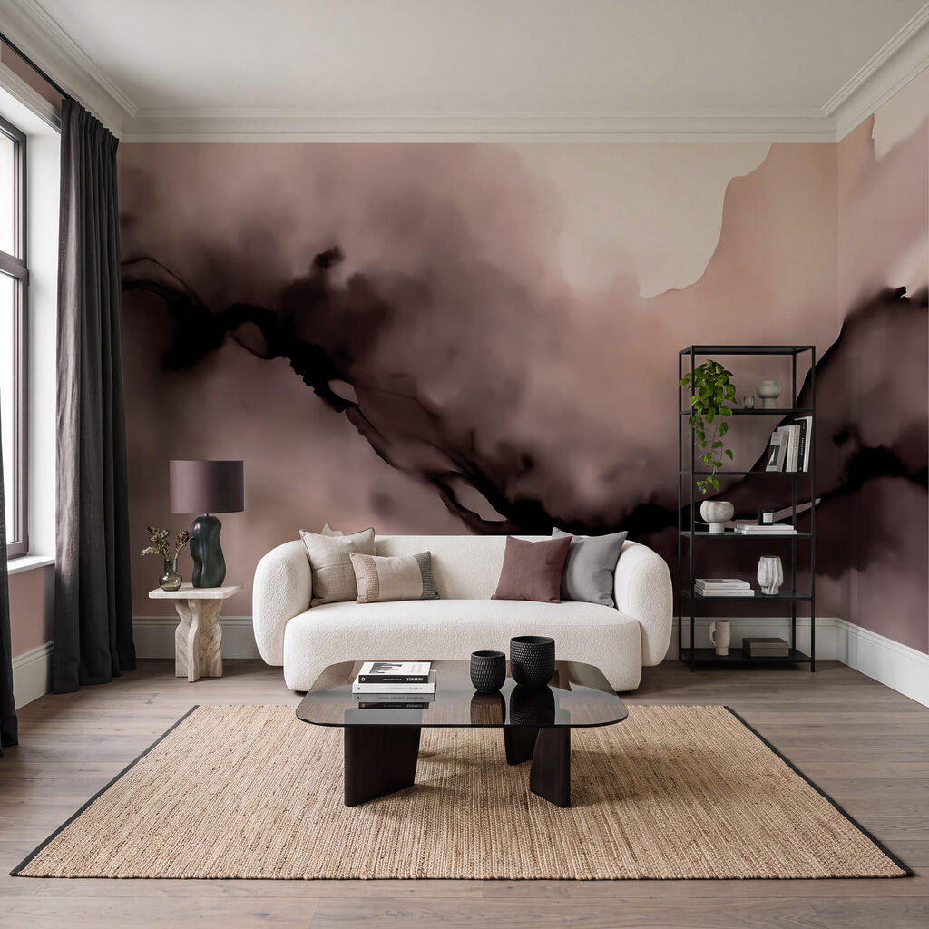 - Flowing abstract shades of calmness