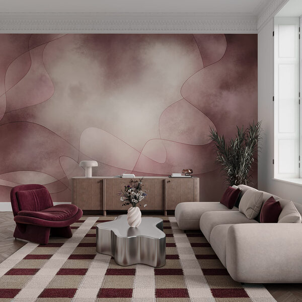 Pink and white background