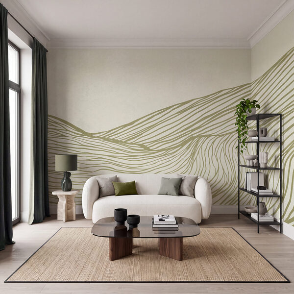Wall mural Drawing of a landscape (SKU: t01023v1) Wall mural Wall mural Drawing of a landscape (SKU: t01023v1)
