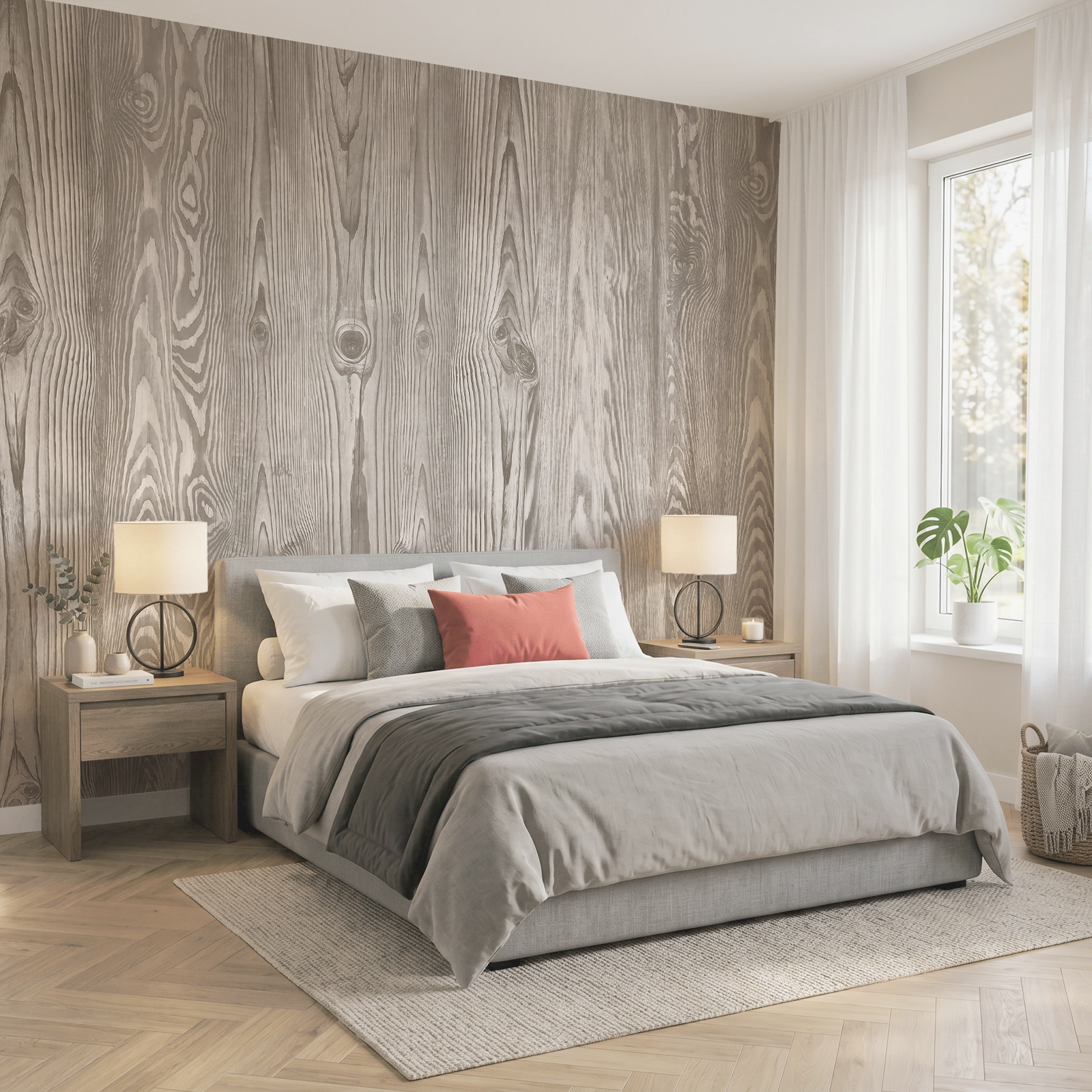 Nature-inspired neutral wood pattern Nature-inspired neutral wood pattern