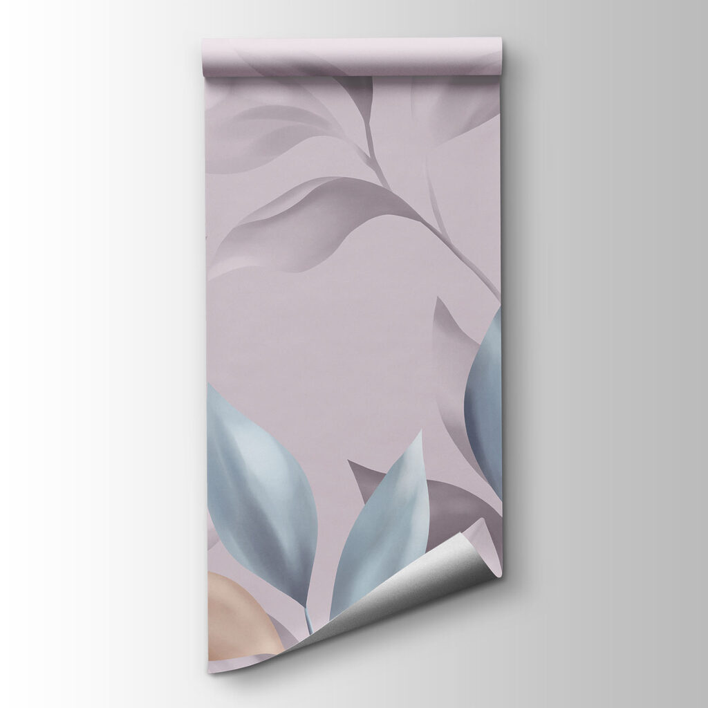 Soft leaves in gentle hues