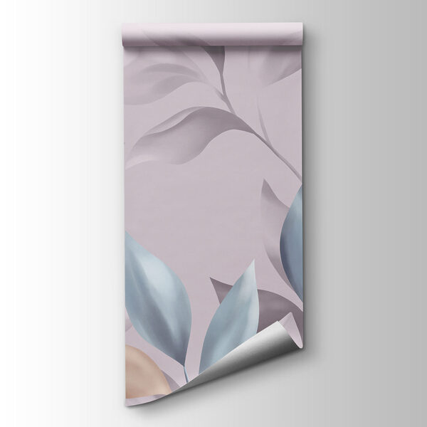 Soft leaves in gentle hues