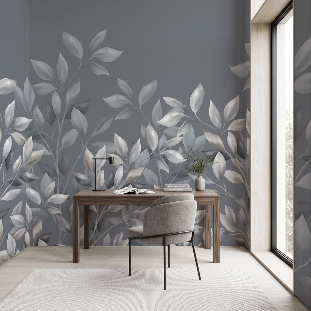 - Elegant foliage on soft background