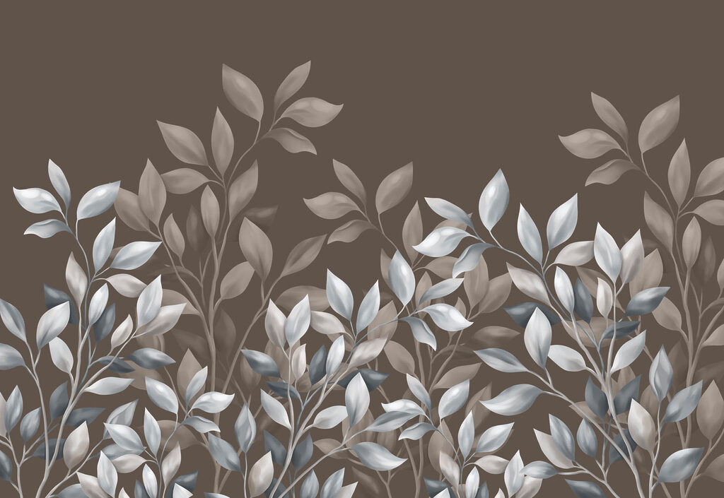 Elegant leaves on a warm backdrop Elegant leaves on a warm backdrop
