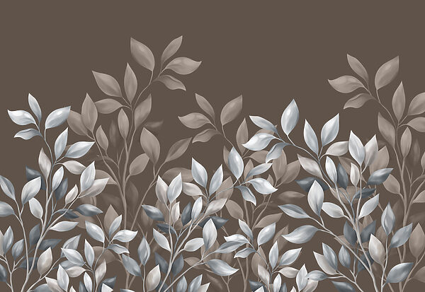 Elegant leaves on a warm backdrop Elegant leaves on a warm backdrop