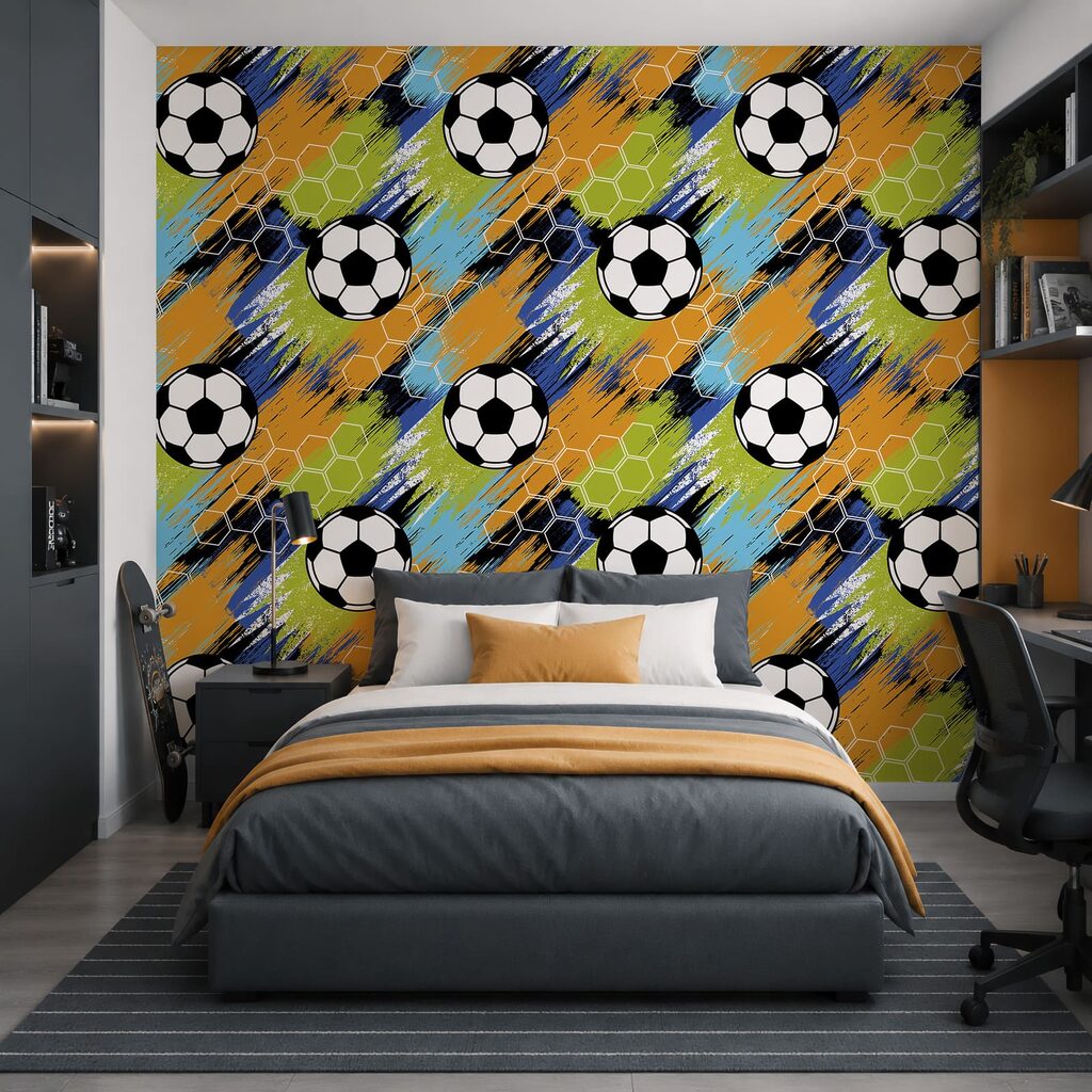 Pattern of football balls Pattern of football balls