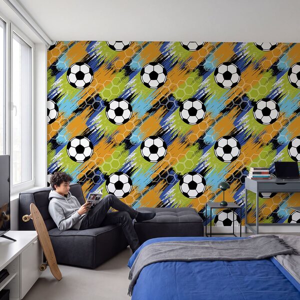Pattern of football balls Pattern of football balls